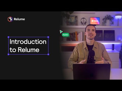 What is Relume? Demo & tutorial video.