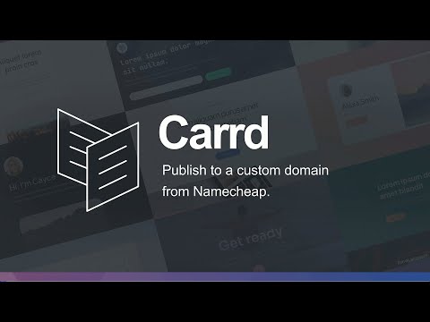 What is Carrd? Demo & tutorial video.