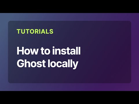 What is Ghost? Demo & tutorial video.