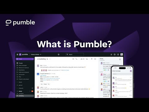 What is Pumble? Demo & tutorial video.