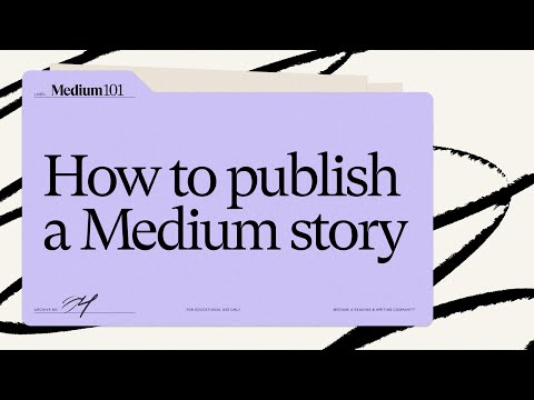 What is Medium? Demo & tutorial video.